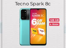 Tecno Spark 8c /RAM 4/128 GB (كفالة الوكيل الرسمي)