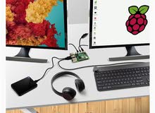 Raspberry Pi 4 4GB RAM Complete Starter Kit with 32GB MicroSD Card كمبيوتر صغير