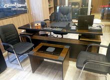 مكتب مدير + جانبية وطاولة فقط 250 د مكتب مدير + جانبية وطاولة فقط 250 د
