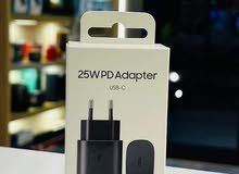 25w PD Adapter USB-C شاحن بقوه 25 واط Type - C to Type - C