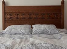 Vintage bed - carved solid wood