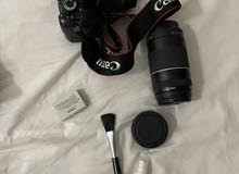 Canon EOS 600D with zoom kit and accessories