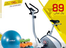 Olympia Upright Bike / Exercise Bike Offer w/ yoga ball & dumbbell offer