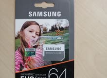 Samsung micro sd 64GB ميموري Samsung micro sd 64GB ميموري