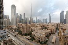 دبي داون تاون غرفتين وصالة مفروشة سوبرلوكس مع بلكونه واطلالة برج خليفة -ايجار يومي شامل