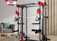 Multi Function Squat Rack with 150cm olympic bar