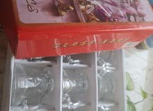 طقم شاي زجاجي