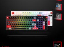 FANTECH MK918 ATOM PRO97 WIRELESS MECHANICAL GAMING KEYBOARD WHITE كيبورد فانتيك الجديد المميز