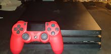 PS4 Pro + Red PS4 Controller