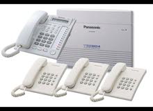 مقسم مقاسم   panasonic شامل البرمجة والتركيب مع جهاز الماستر