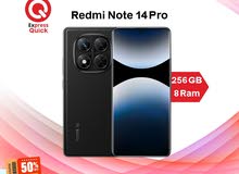 REDMI NOTE 14 PRO ( 256GB ) / 8 RAM NEW /// ريدمي نوت 14 برو ذاكره 256 جيجا الرام 8 الجديد كلياً