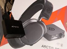 SteelSeries Arctis Pro Wireless Gaming Headset with Astro Gaming HDMI Adapter