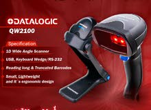 باركود سكانر ماسح ضوئي داتالوجيك  سكانر 1D منفذين Datalogic Barcode Scanner QW2100