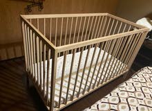 baby ikea bed with mat