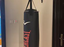 boxing bag with hanger