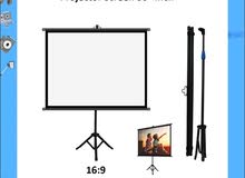 Projector Screen 50 Inches With Tripod Stand - Brand New