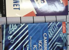 English , math and computer (ict) books