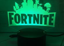 ستاند فورت نايت مضيئ - fortnite 3D RGP lamp ستاند فورت نايت مضيئ - fortnite 3D RGP lamp