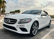 سيارة مرسيدس c300  ايجاري شهري باقل ضمان مخالفات فقط 5000 درهم شهريا  C300 car  for monthly rent