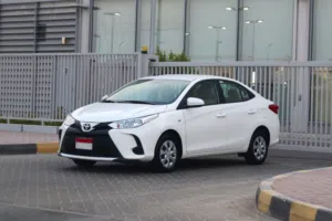 Toyota yaris 2021 Gcc cruise control, sensors  تويوتا ياريس 2021 خليجي مثبت سرعة حساسات خلفيه بحاله