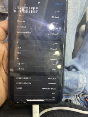 ايفون اكس ار مساحته 128