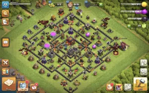 قرية كلاش اوف كلانس لفل 10 نص ماكس تقريبا للبيع