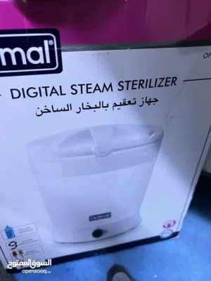 معقم رضاعات الكتروني بالبخار براند optimal مستعمل بحال الجديد بالكرتونة ومعه كل قطعه