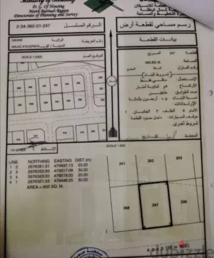 ارض سكنيه للبيع في مجز الصغري