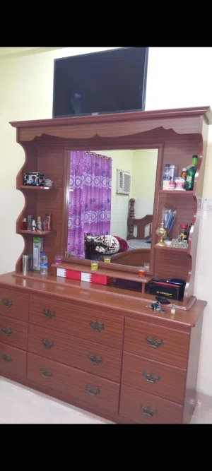 King size Bed And Dressing table