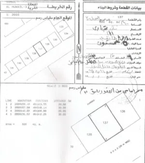 سكني تجاري صحم الحويل بالقرب من نادي صحم وخط الغاز مساحه 600 متر بسعر لن يتكرر