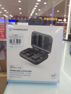 Powerology Wireless lavalier microphone for mobile phone