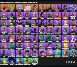 حساب فورت نايت