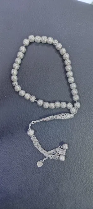 مسبحة فضه بالكامل 925