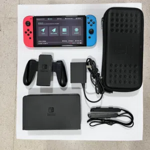 Nintendo switch OLED modded 128gb microsd with accessories