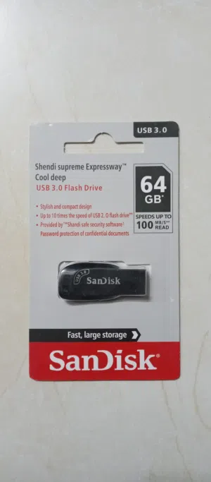 ميموري ذاكره تخزين فلاش 64 جيجا بايت سانديسك محرك أقراص فلاش SanDisk Ultra Shift USB 3.0
