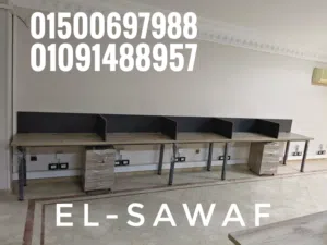 خلية عمل- ورك ستيشن- بارتيشن-مكاتب موظفين-اثاث مكتبي-work station- partiton