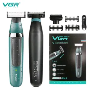 ماكينة حلاقه الجسم و مناطق الحساسه موديل VGR-393 حلاقة ضد الماء شحن قويه سريعه لاتجرح راسين قص تنعيم