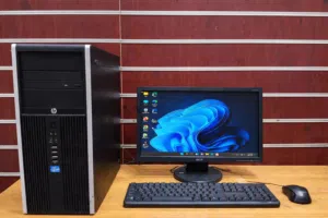 HP Core i7 High-Performance Computer Set RAM: 32GB - 512GB SSD   19" LED Monitor