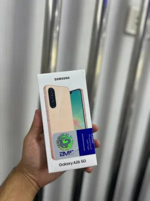 Samsung A26 5G 8RAM / 256GB جديد مسكر بالكرتونة كفالة الوكيل الرسمي وشركتنا 3 سنوات
