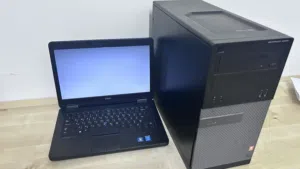 كمبوتر pc مع لابتوب من شركة ديل بمواصفات ممتازة و قابل للترقيه