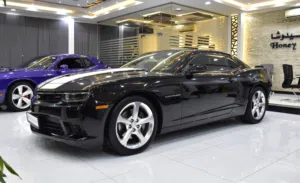 Chevrolet Camaro SS ( 2015 Model ) in Black Color GCC Specs
