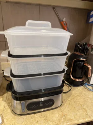 Digital electric food steamer