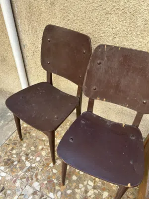 كراسي خشب مستعمل