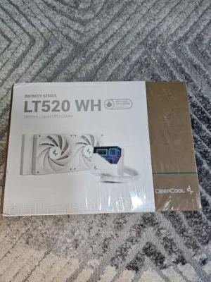 مبرد مائي للمعالج DeepCool LT520 WH (أبيض) – جديد