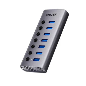 يو اس بي هب يوني تك UNITEK Powered USB Hub 7 Port USB 3.0 مع سويتش