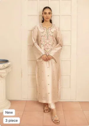pakistani clothes long kameez and shalwar with dubattah 3 piece size M