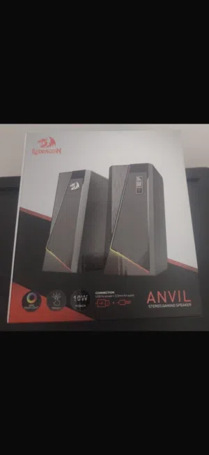 Red dragon gaming speakers for sale used only once