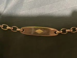 اسوارة fossil stanless steel اصلية لكن مستعملة