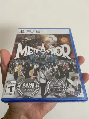 للبيع لعبة بلايستيشن 5 Metaphor Refantazio PS5