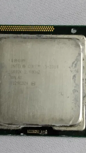 معالجات i5 جيل ثالث و ثاني موجود معالج amd شغالين 100% مع التبريد